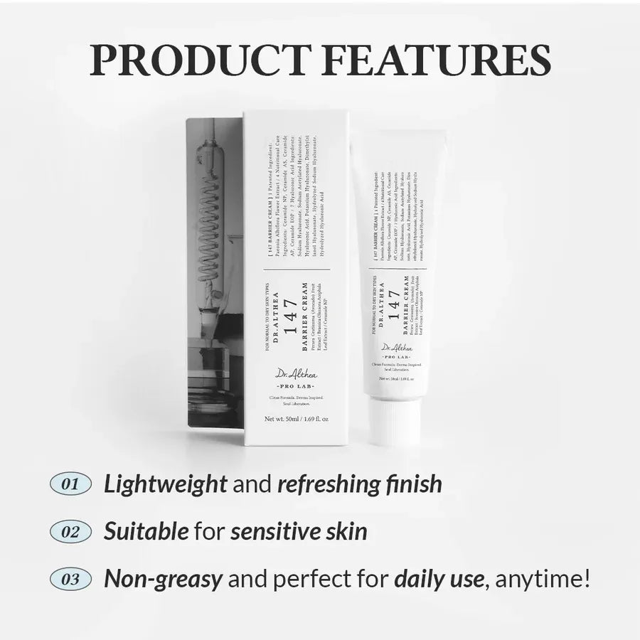 Dr. Althea 147 Barrier Cream 50ml | Skin Barrier Repair & Hydrating Moisturizer
