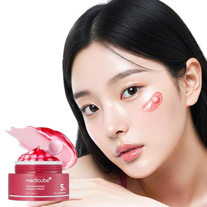 Medicube Niacinamide Capsule Cream 55g | Brightening & Pore Care Moisturizer