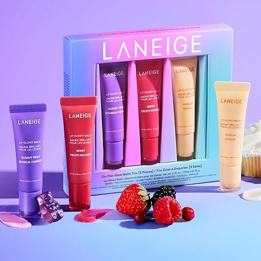 Laneige On-the-Glow Lip Balm Trio