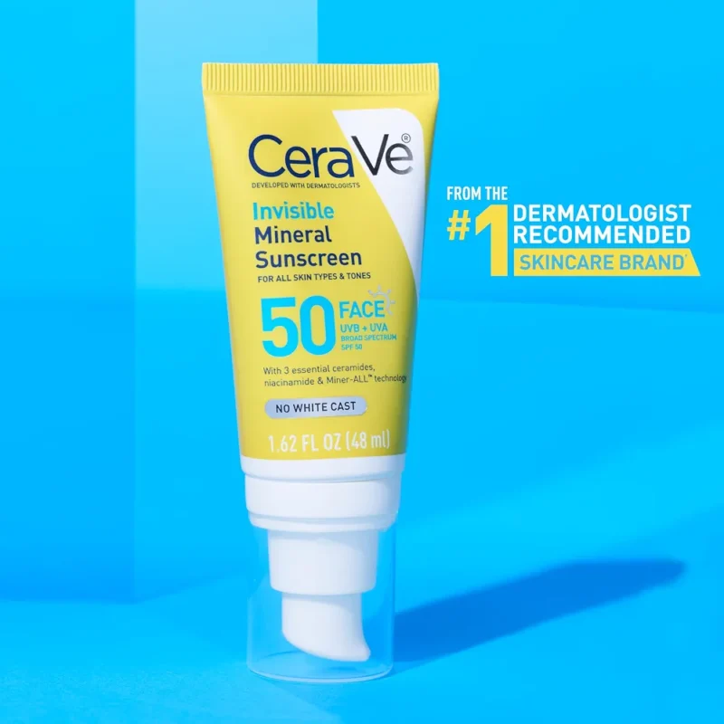 CeraVe Invisible Mineral Sunscreen SPF 50