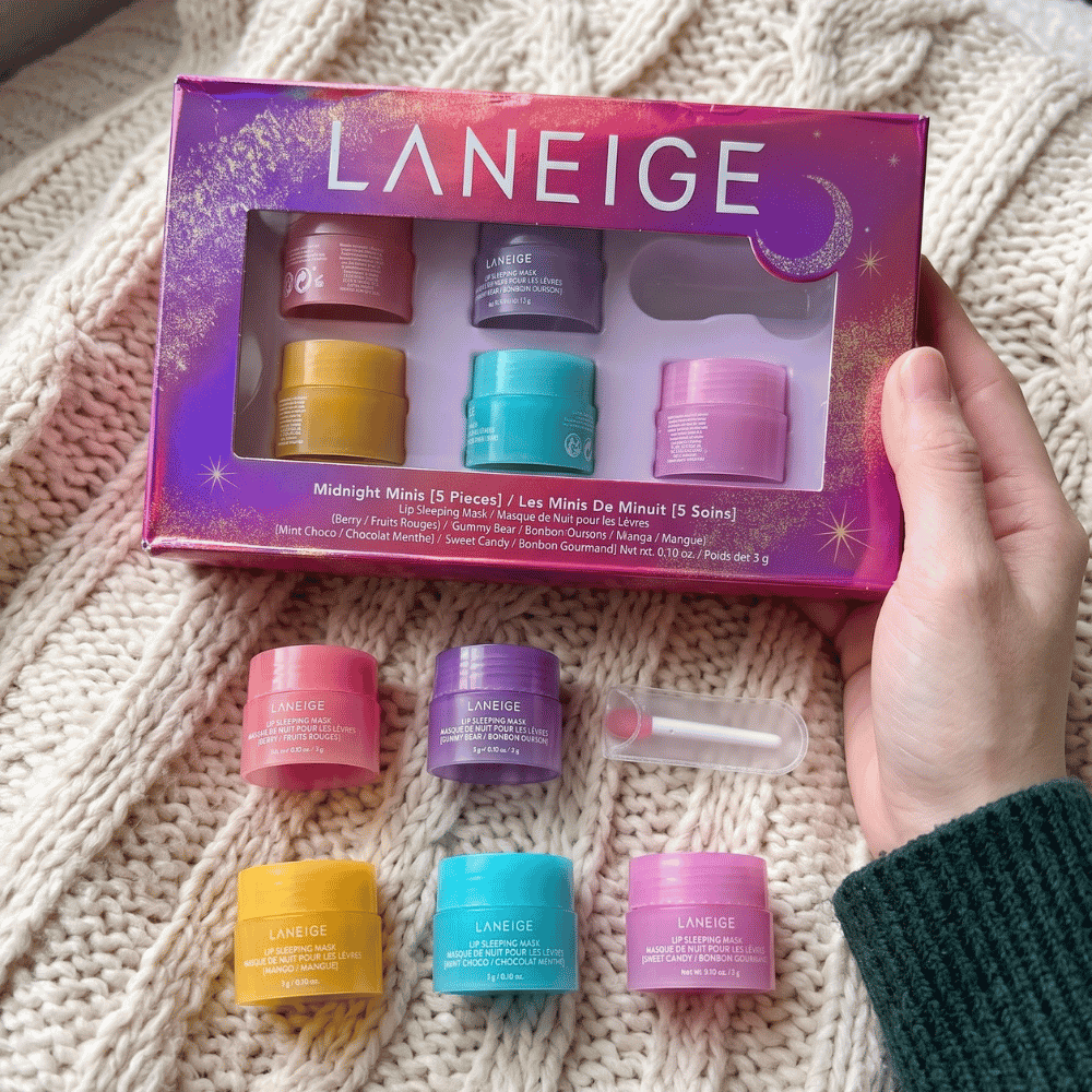 Laneige Midnight Minis Lip Sleeping Mask [5 Pieces] Set