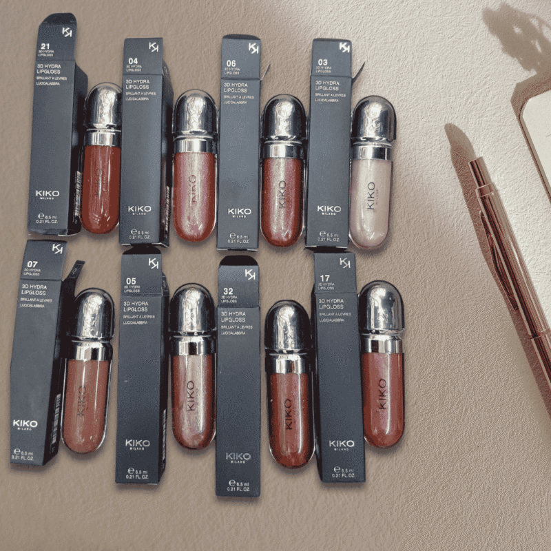 “8 Shades Set” KIKO Milano 3D Hydra Lipgloss