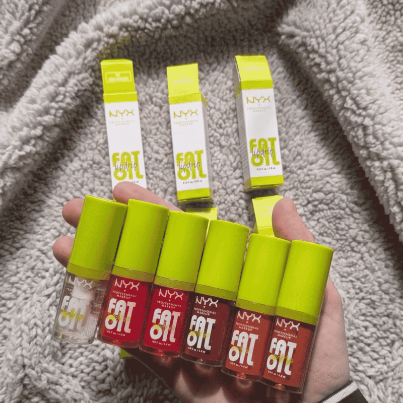 “Pack of 6” NYX Professional Makeup Fat Oil Lip Drip