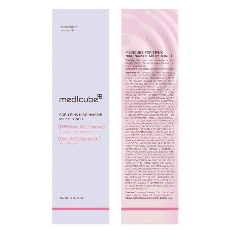 Medicube PDRN Pink Niacinamide Milky Toner (150 ml)