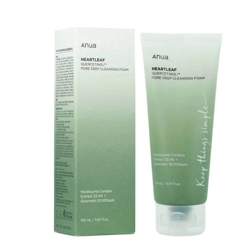 Anua Heartleaf Quercetinol Pore Deep Cleansing Foam (150 mL)